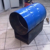 Napravite sami pušnicu iz bačve od 200 litara: crteži, fotografije, video zapisi